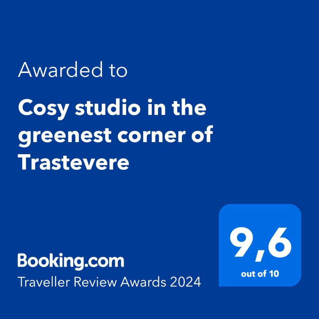 Cosy Studio In The Greenest Corner Of Trastevere โรม ภายนอก รูปภาพ